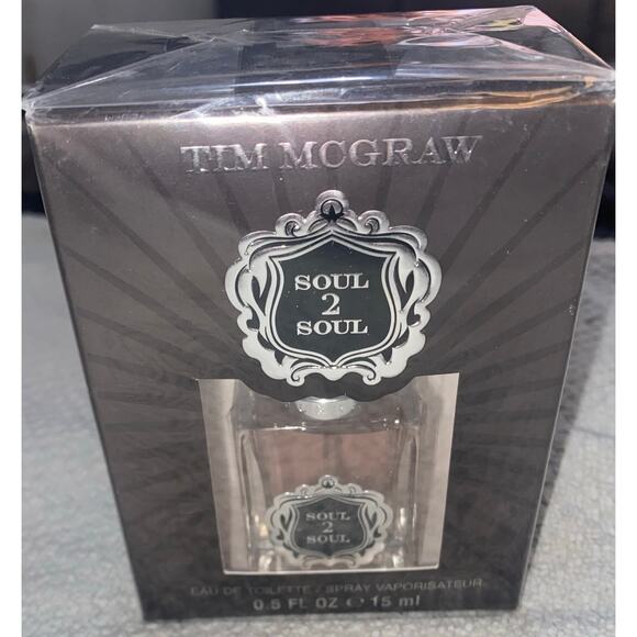 NIB Tim McGraw Soul 2 Soul EDT SEALED .5 fl oz 15 ml Toilette Spray discontinued - Picture 1 of 5